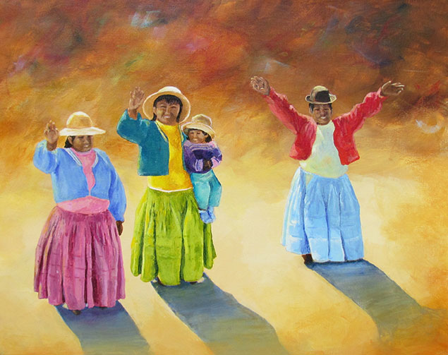 Peruvian Farewell by Shirley Sarens
