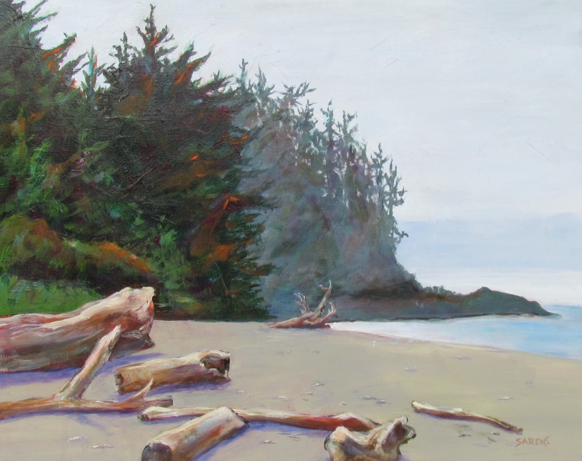 French Beach by Shirley Sarens